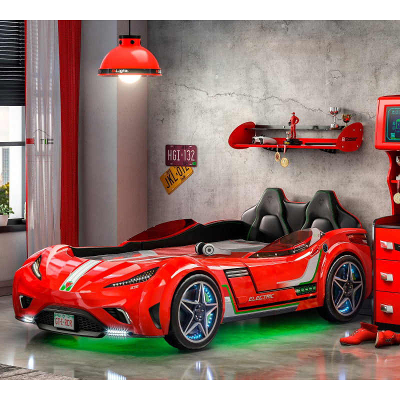 Autovoodi GTE punane (99x191 cm)