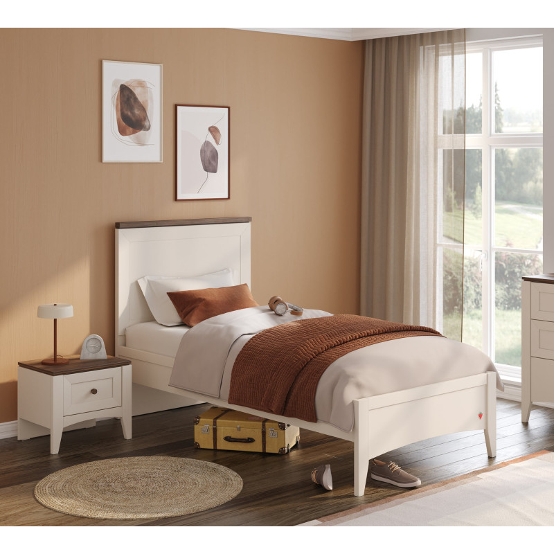 Bed Flat Lapel 100x200