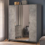 Wardrobe 4 doors Space Gray