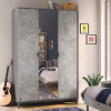 Wardrobe 3 doors Space Gray