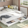 Bed pull out Studio White