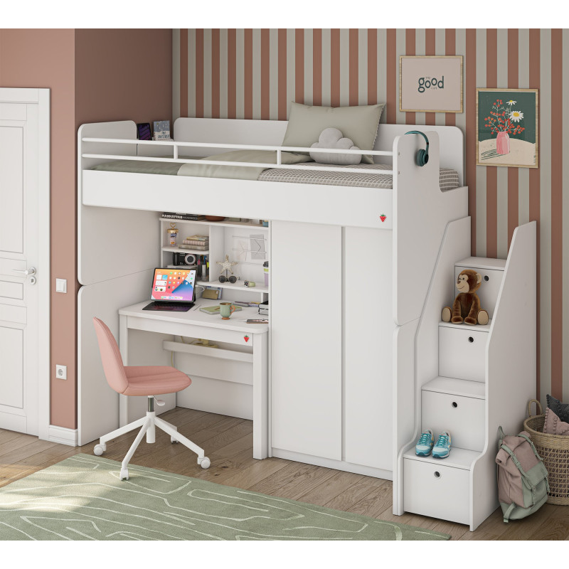 Alumine kast Studio valge