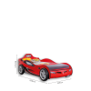 Autovoodi RACE CUP punane (90x190 cm)