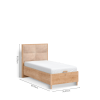 Voodipõhi kangast peatsiga Mocha 100x200