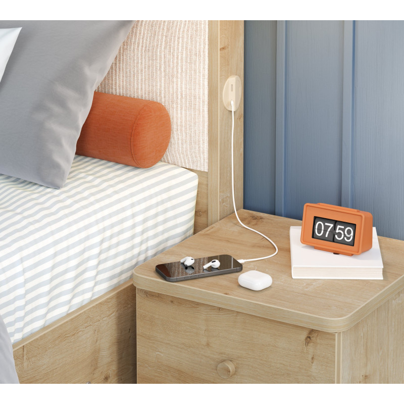 Bed upholstered Mocha 120x200