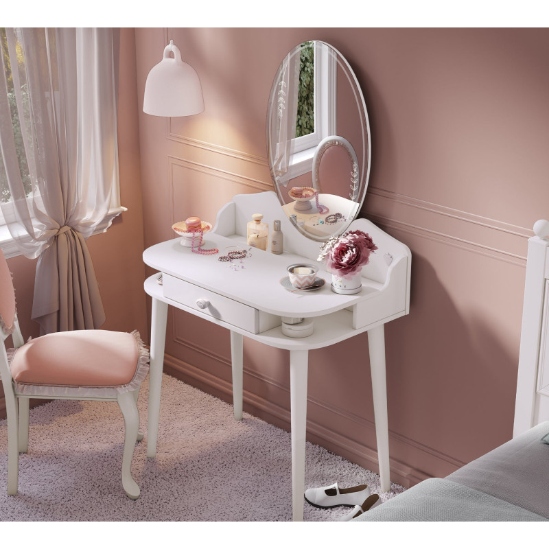 Dressing table valge