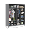 Wardrobe 4 doors Space Gray