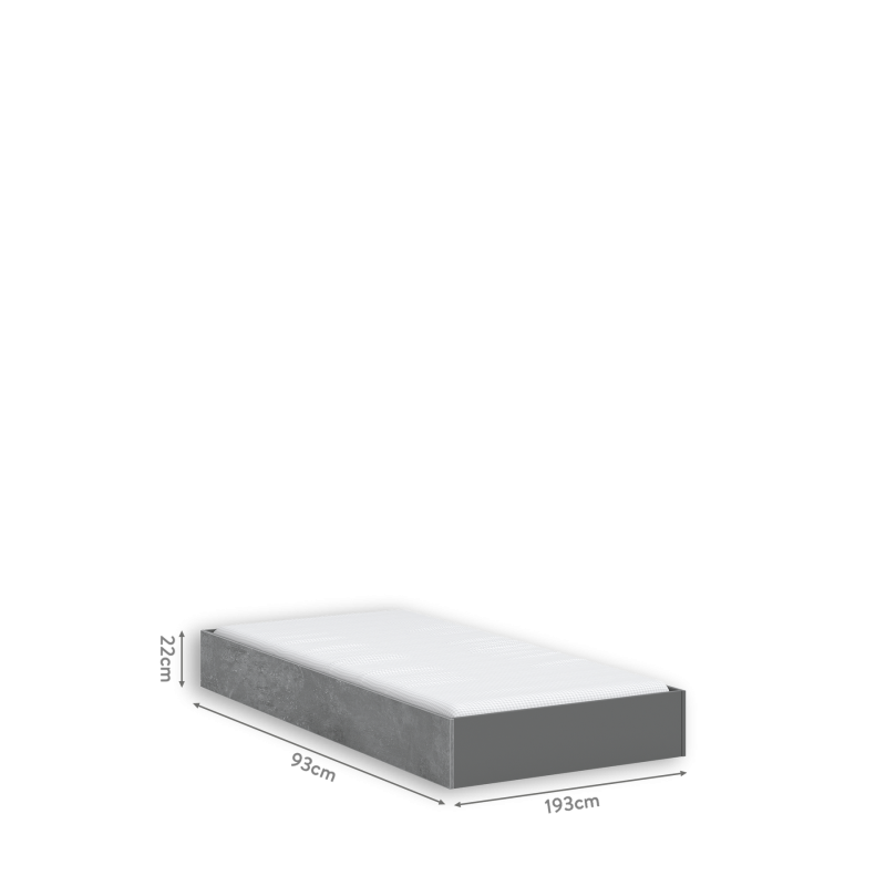 Bed pull out Space Gray