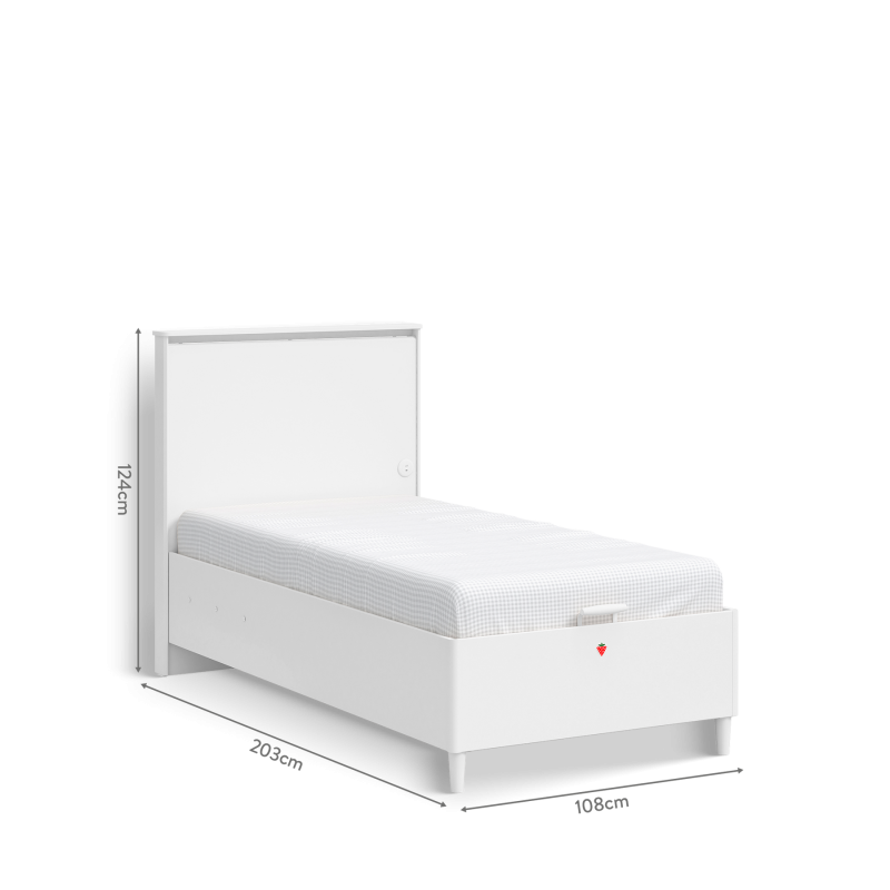 Voodipõhi Varia valge 100x200