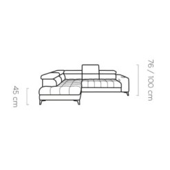 Corner Sofa bed BAGGIO