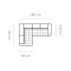 Corner Sofa bed BAGGIO