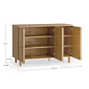Dresser 3-door Well oak