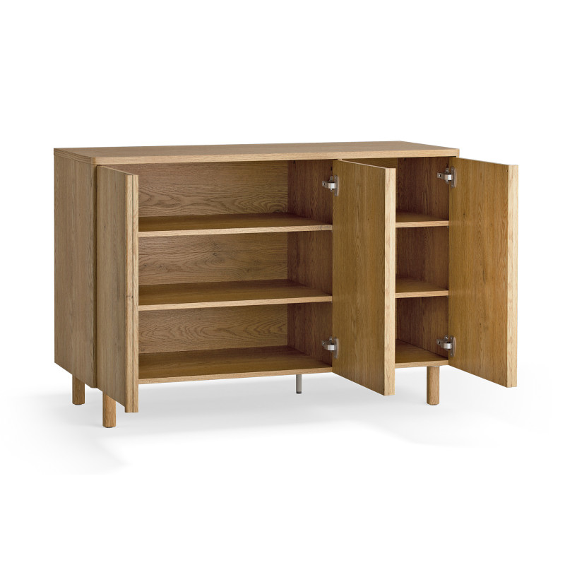 Dresser 3-door Well oak