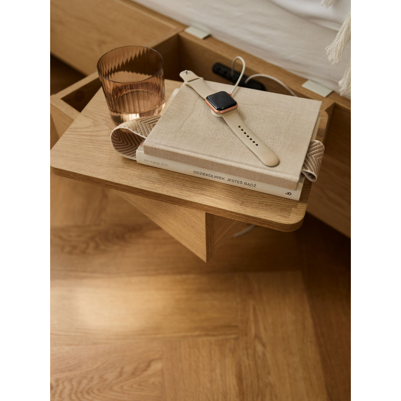 Table night add-on Well oak