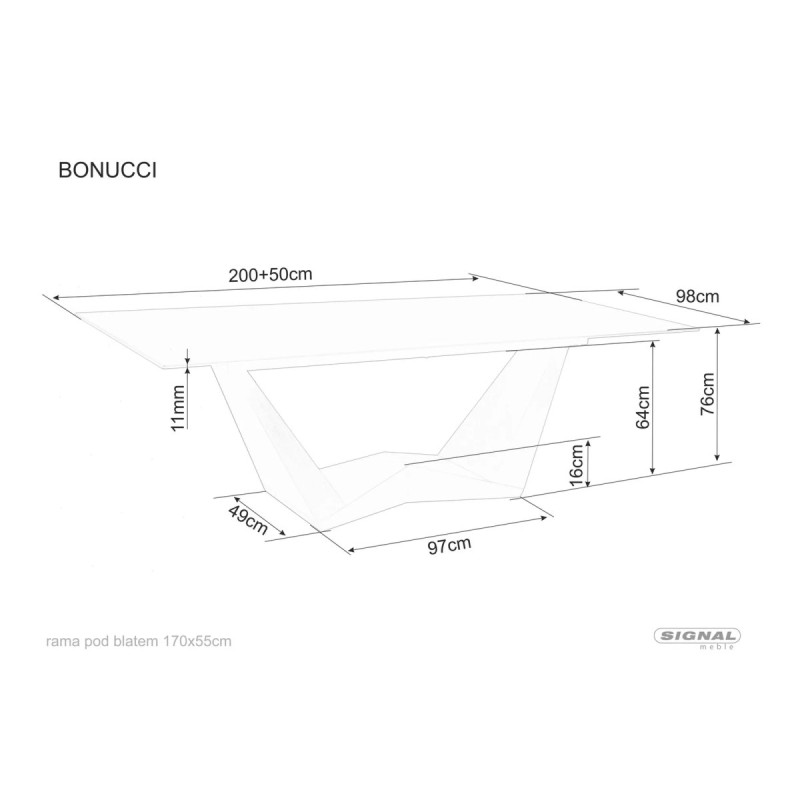 Table Bonucci Ceramic