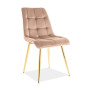 Chair Chic Złoty Velvet
