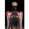 Seinapilt Dog in Crown