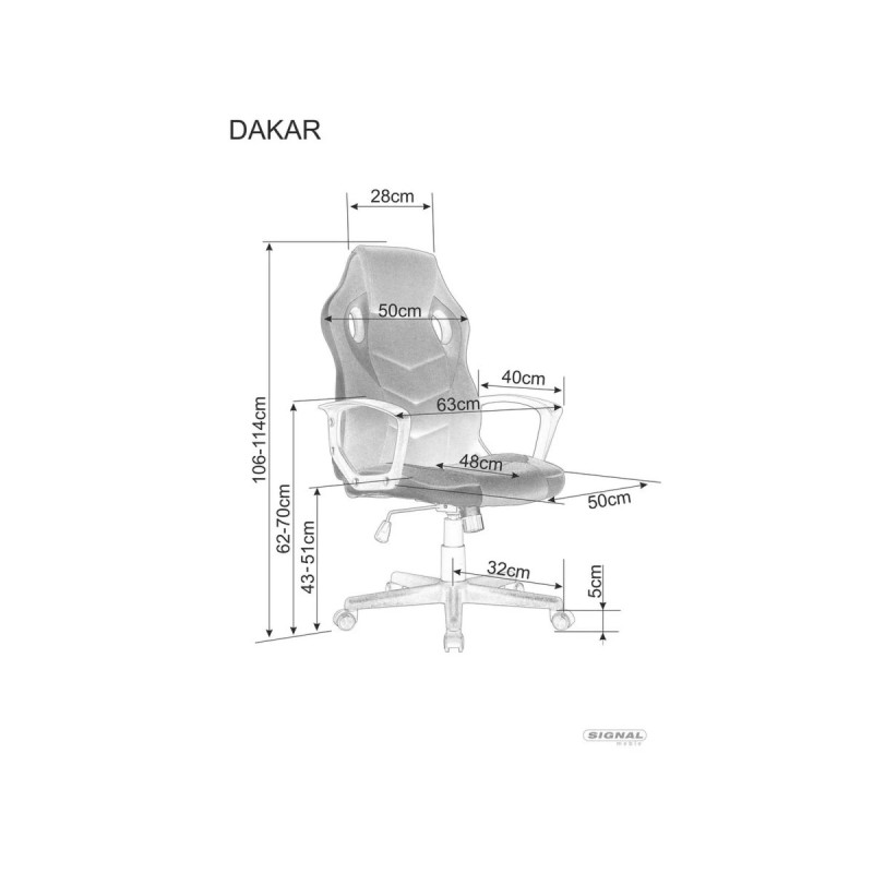 Кресло obrotowy Dakar