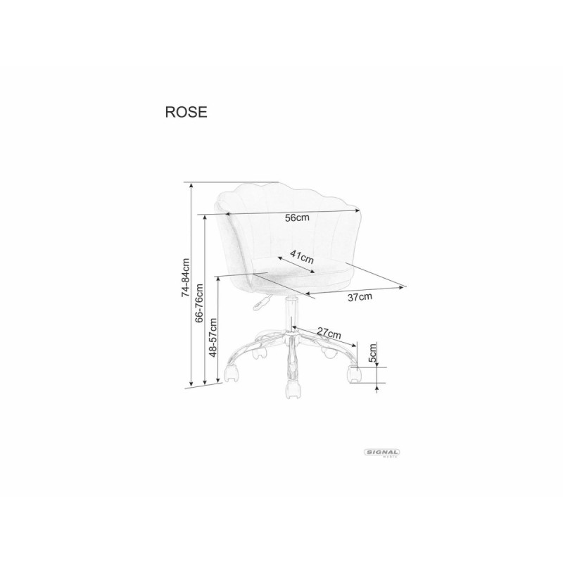 Tugitool obrotowy Rose Velvet