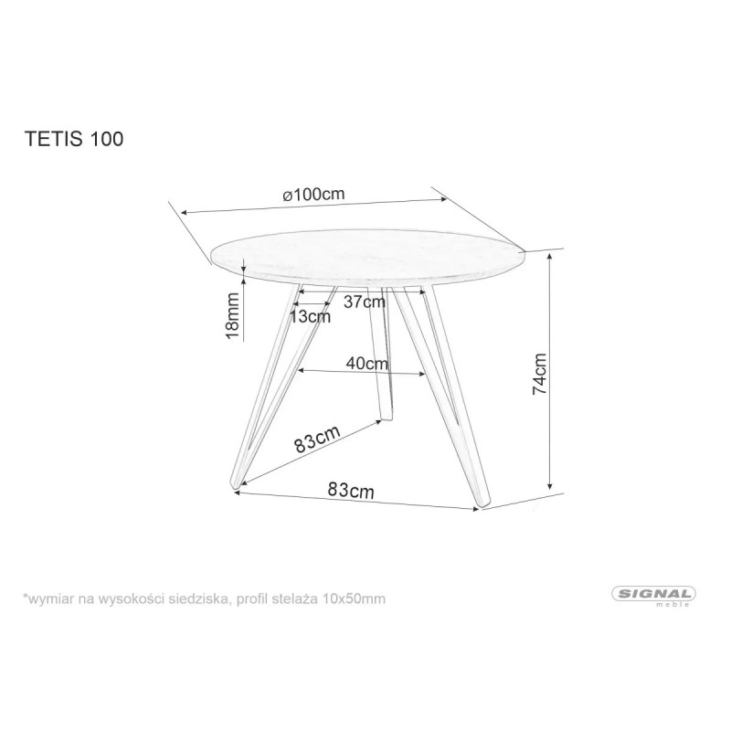 Стол Tetis