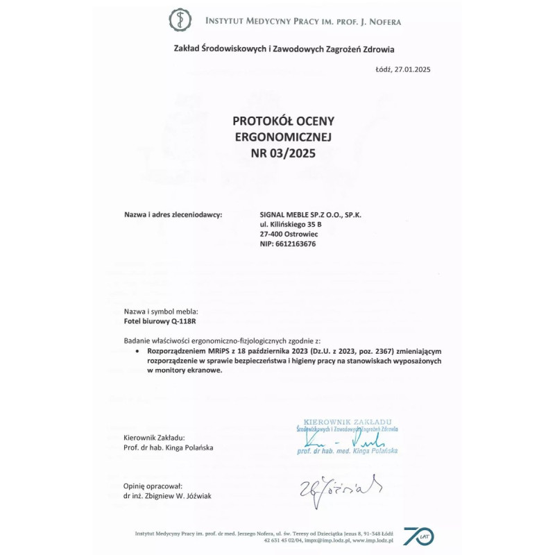 Armchair obrotowy Q-118R