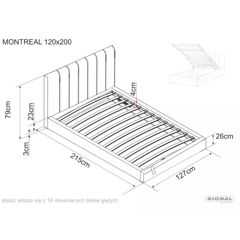 Bed Montreal Velvet