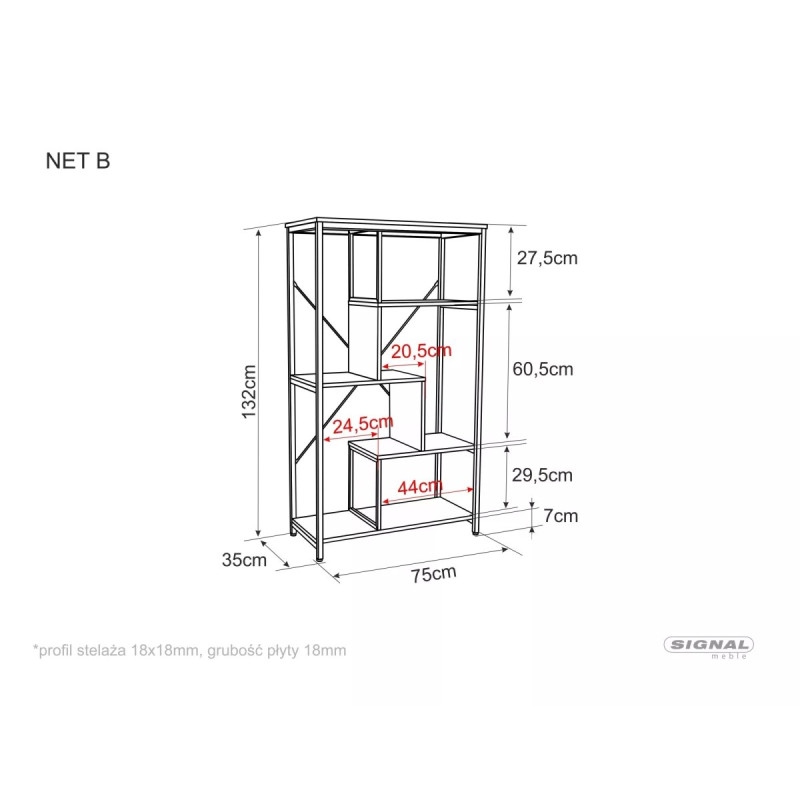 Shelving unit Net B