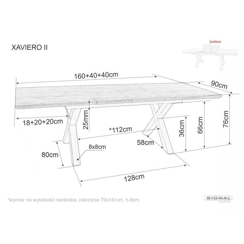 Table Xaviero II