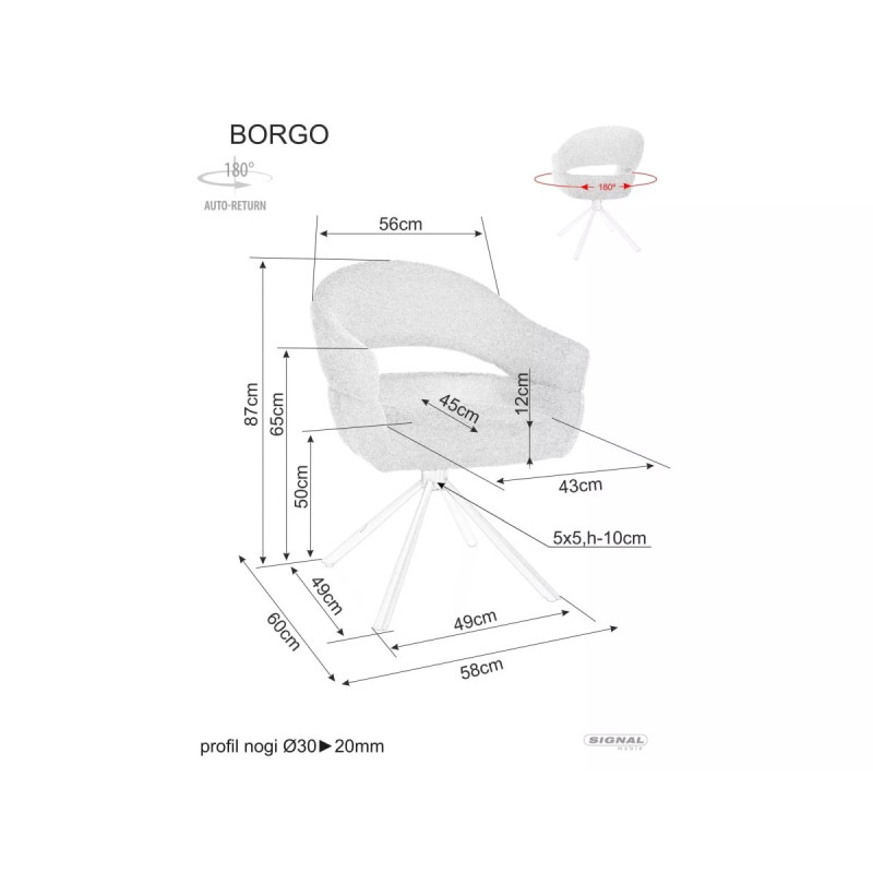 Chair Borgo Raven