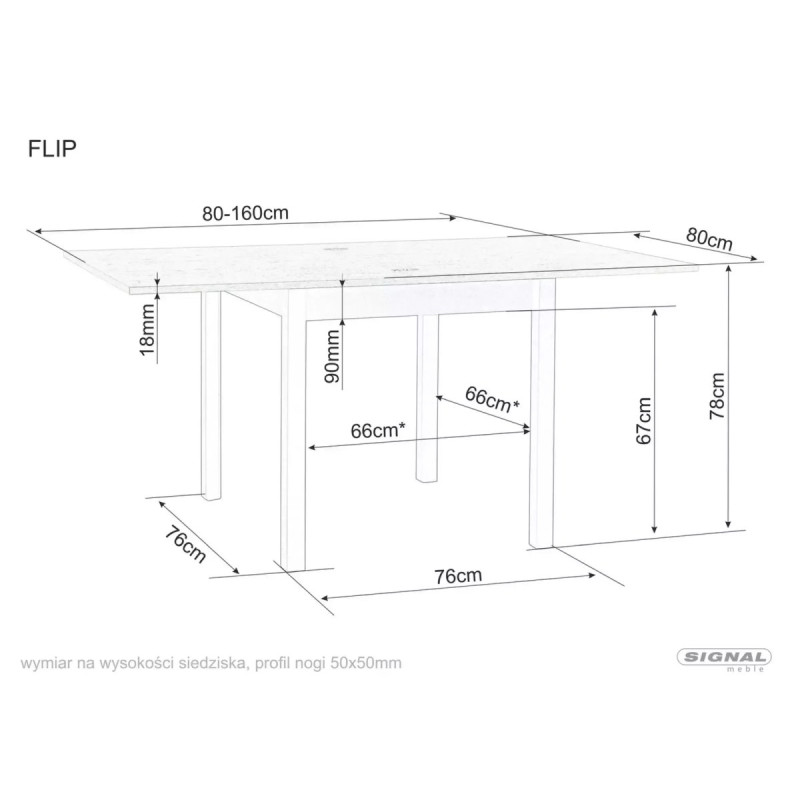 Стол Flip 80