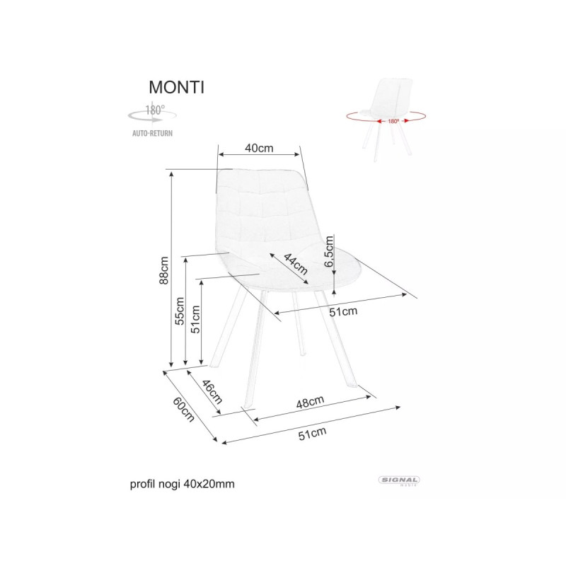 Chair Monti Velvet