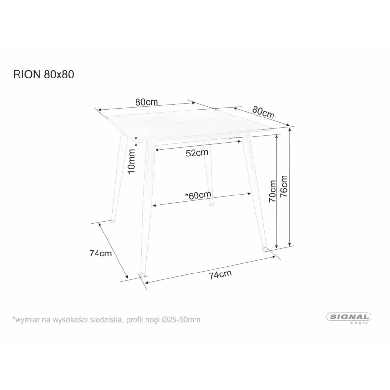 Table Rion 80
