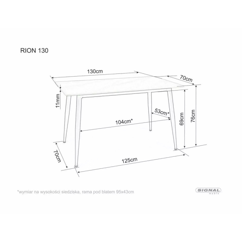 Table Rion 130
