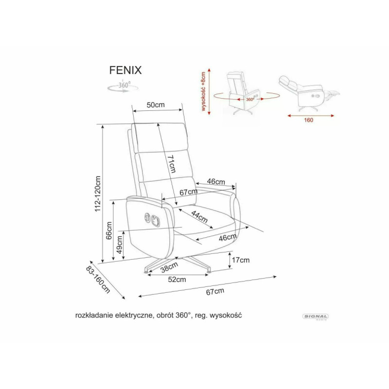 Раскладное кресло Fenix Raven