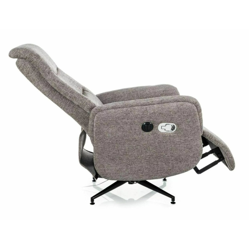Reclining armchair Nestor Raven