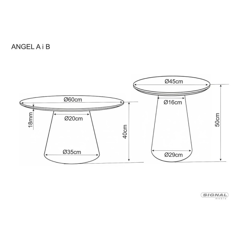 Журнальный столик Angel