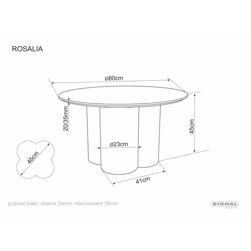 Журнальный столик Rosalia