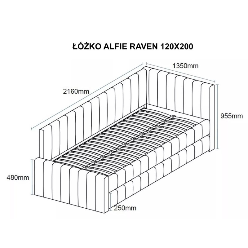 Voodi Alfie Raven
