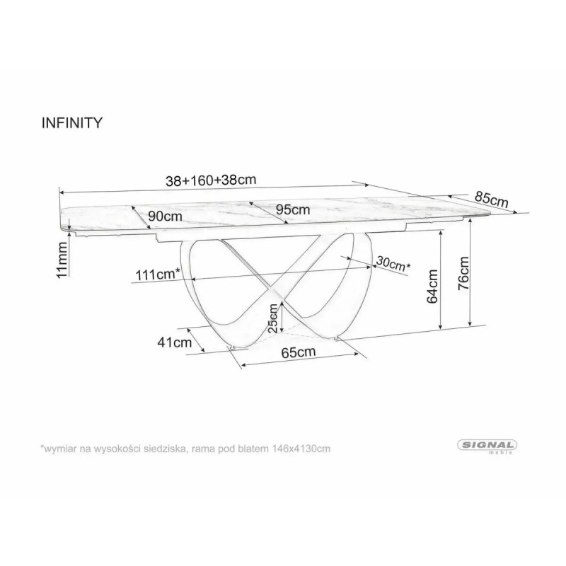 Table Infinity Ceramic