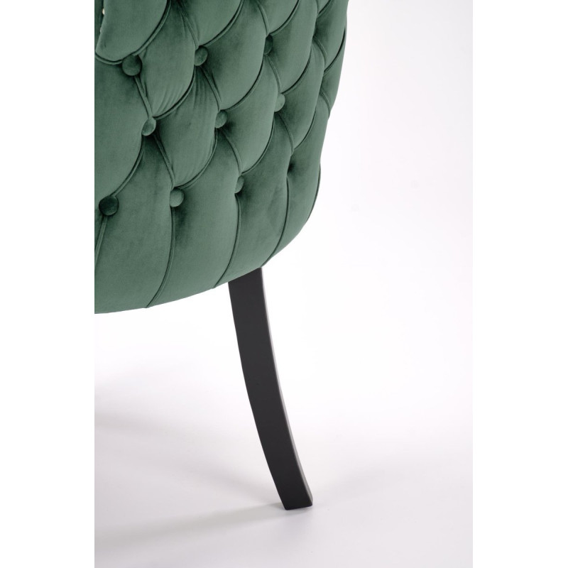Chair ALDA dark green
