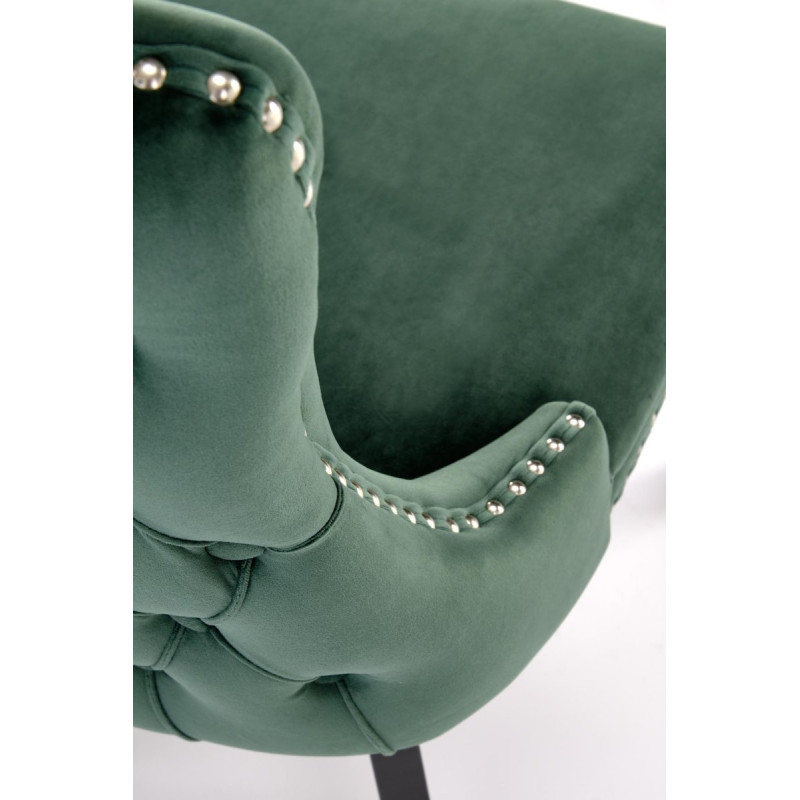 Chair ALDA dark green