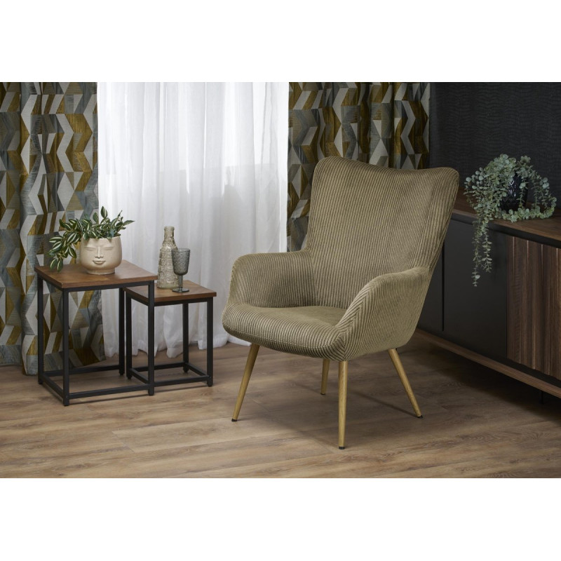 Armchair AMARO olive