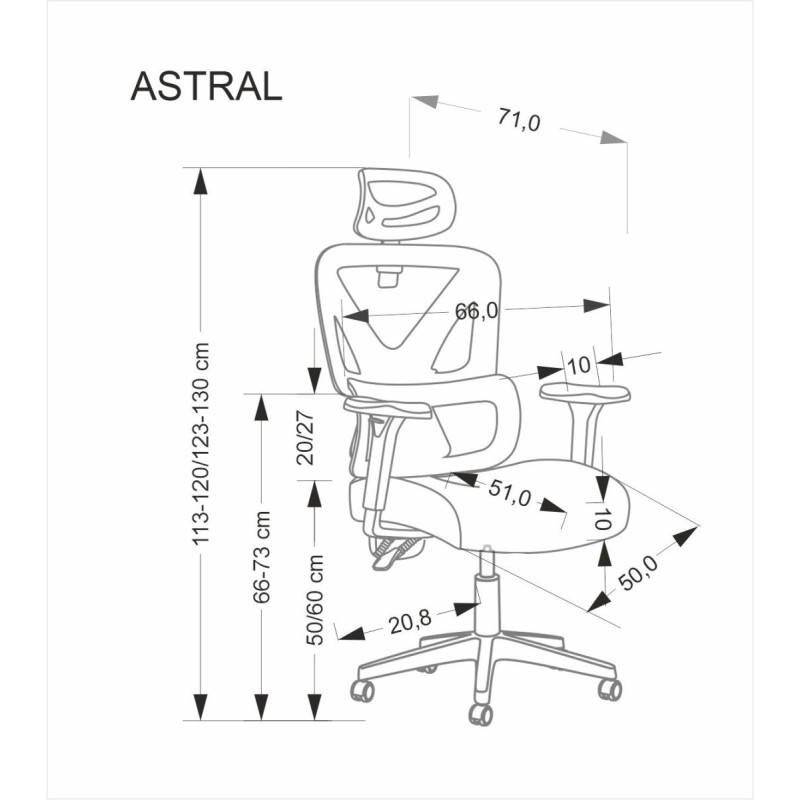 Офисное кресло ASTRAL