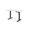 Desk B/54 top - white, frame - black