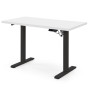 Desk B/54 top - white, frame - black