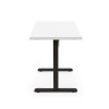 Desk B/54 top - white, frame - black