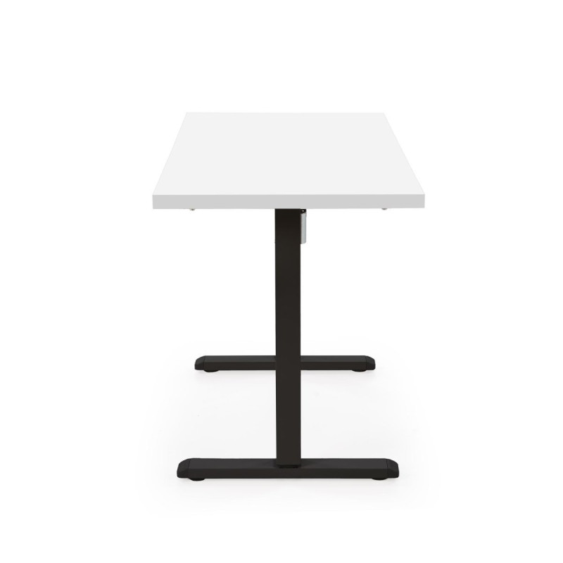 Desk B/54 top - white, frame - black