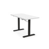 Desk B/54 top - white, frame - black