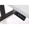 Desk B/54 top - white, frame - black