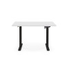 Desk B/54 top - white, frame - black